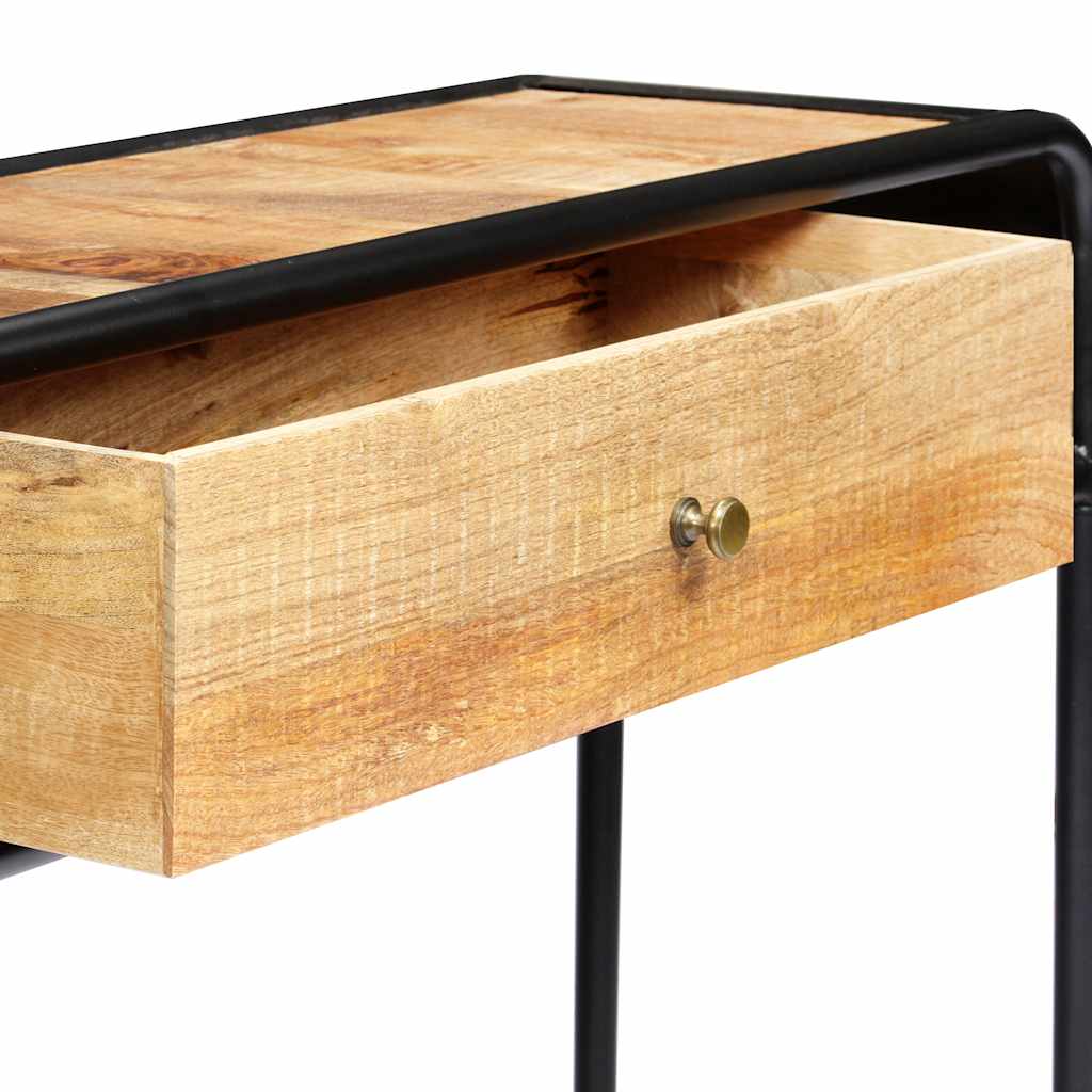 248102 vidaXL Console Table 118x30x75 cm Solid Mango Wood
