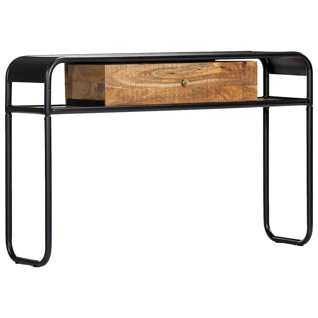 248102 vidaXL Console Table 118x30x75 cm Solid Mango Wood