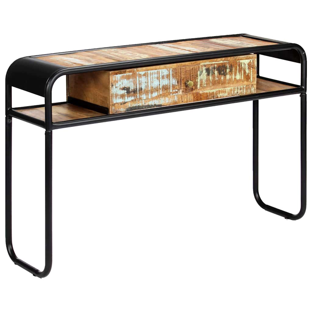248103 vidaXL Console Table 118x30x75 cm Solid Reclaimed Wood