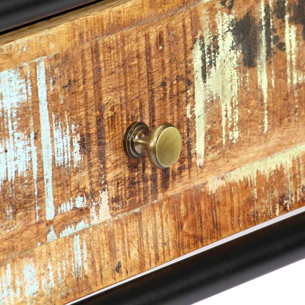 248103 vidaXL Console Table 118x30x75 cm Solid Reclaimed Wood