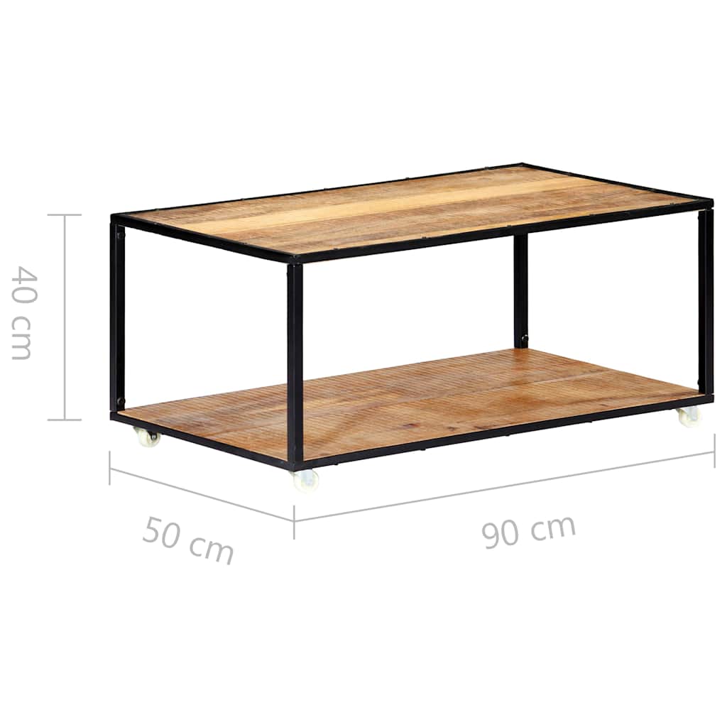 248104 vidaXL Coffee Table 90x50x40 cm Solid Reclaimed Wood