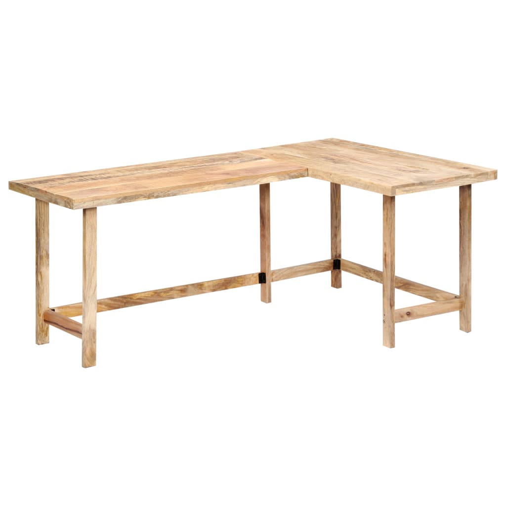 vidaXL Desk 180x120x76 cm Solid Mango Wood