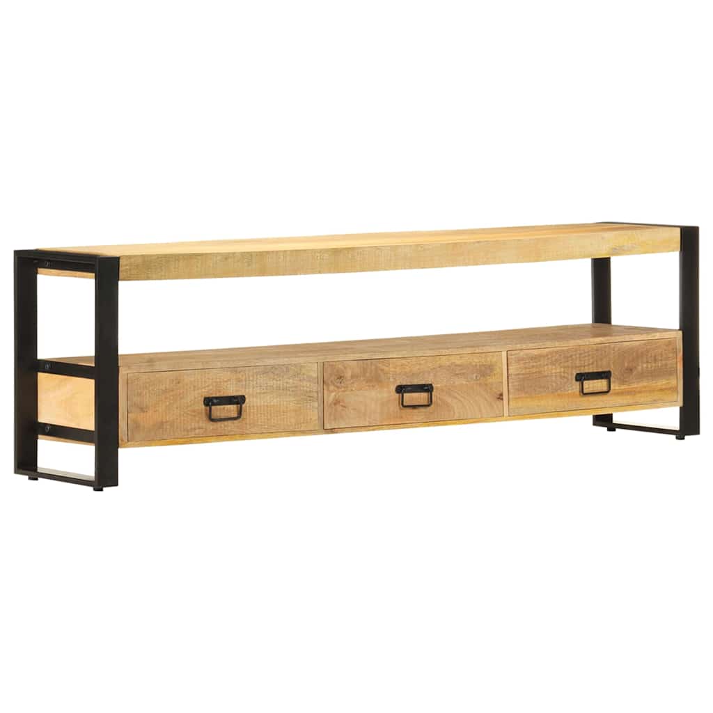 247906 vidaXL TV Cabinet 150x30x45 cm Solid Mango Wood