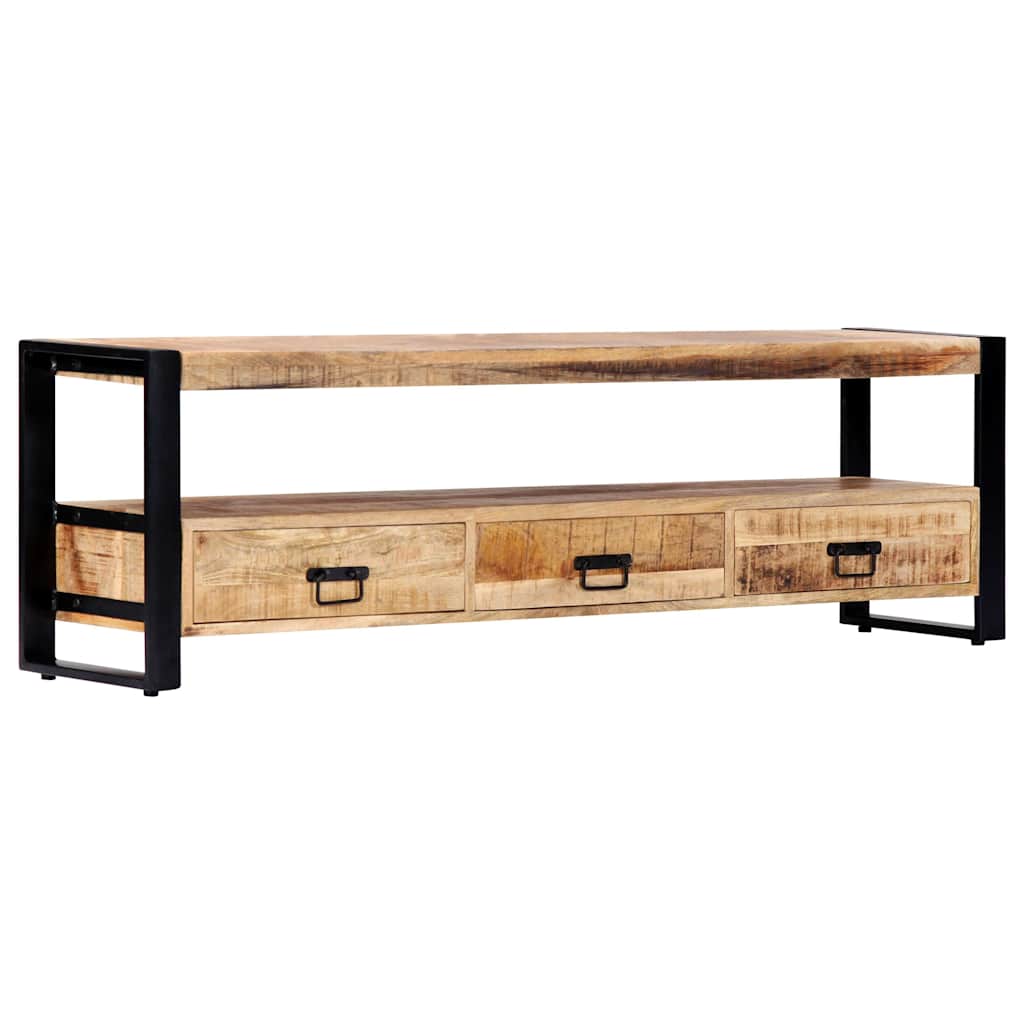 247906 vidaXL TV Cabinet 150x30x45 cm Solid Mango Wood