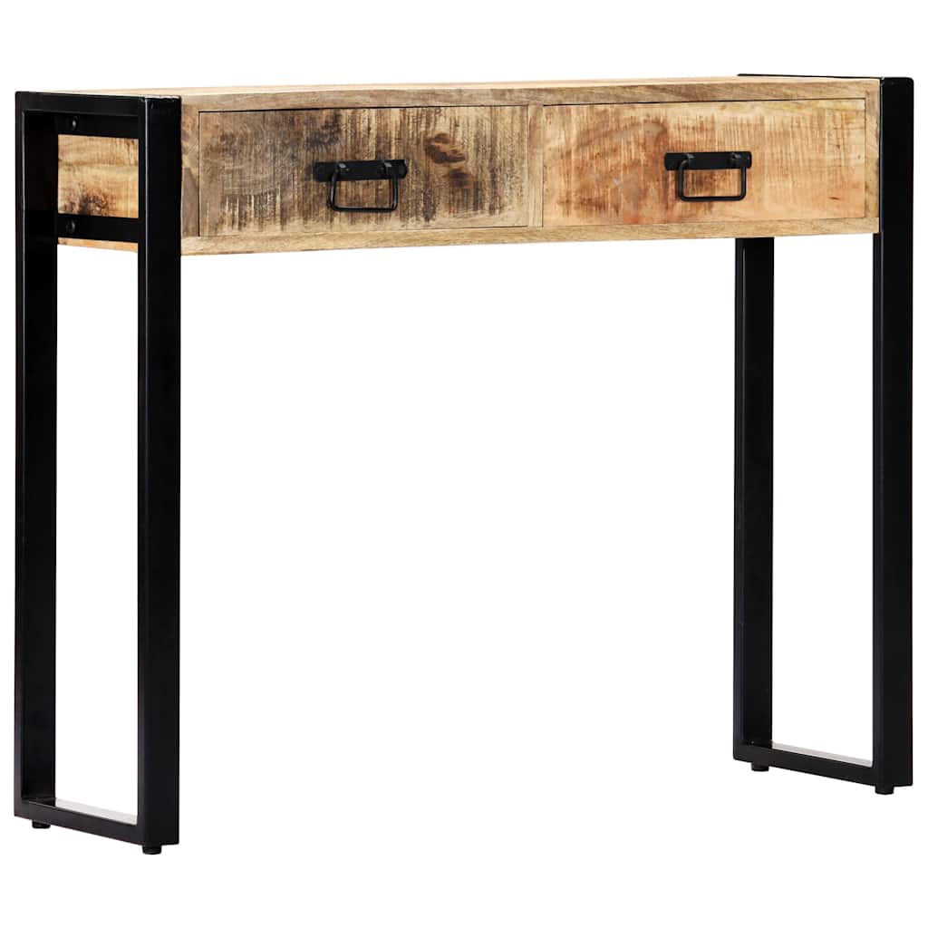 247920 vidaXL Console Table 90x30x75 cm Solid Mango Wood