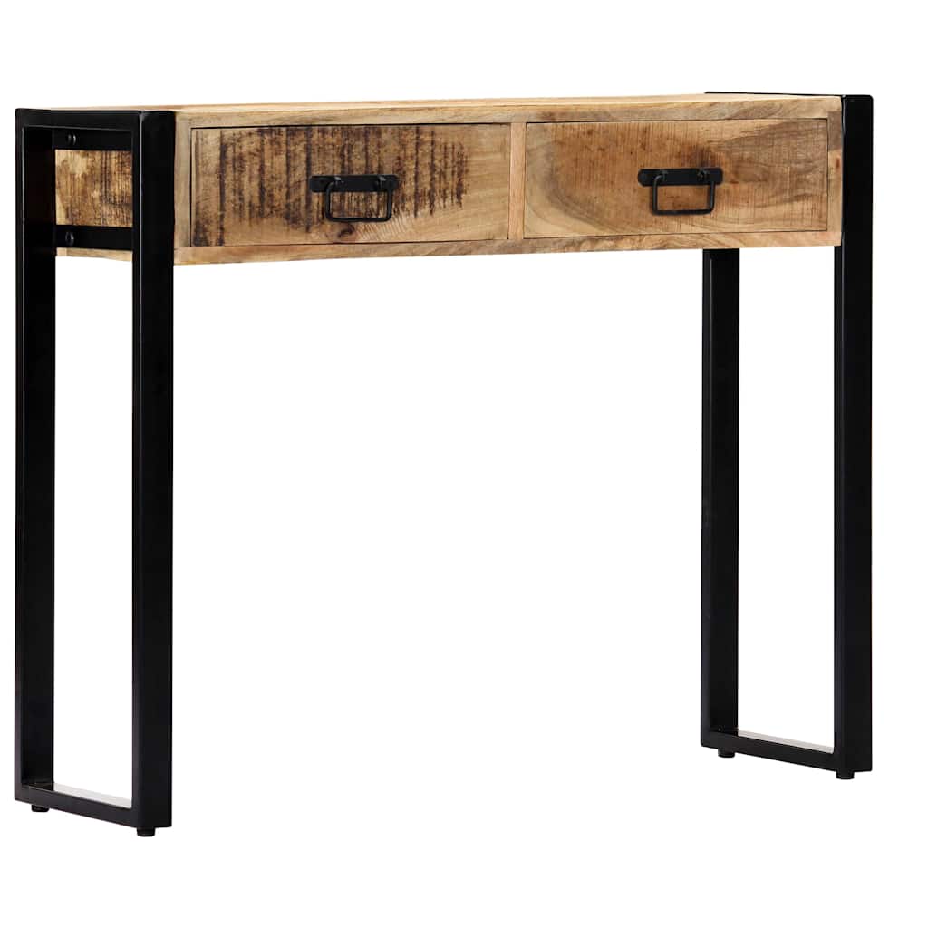 247920 vidaXL Console Table 90x30x75 cm Solid Mango Wood