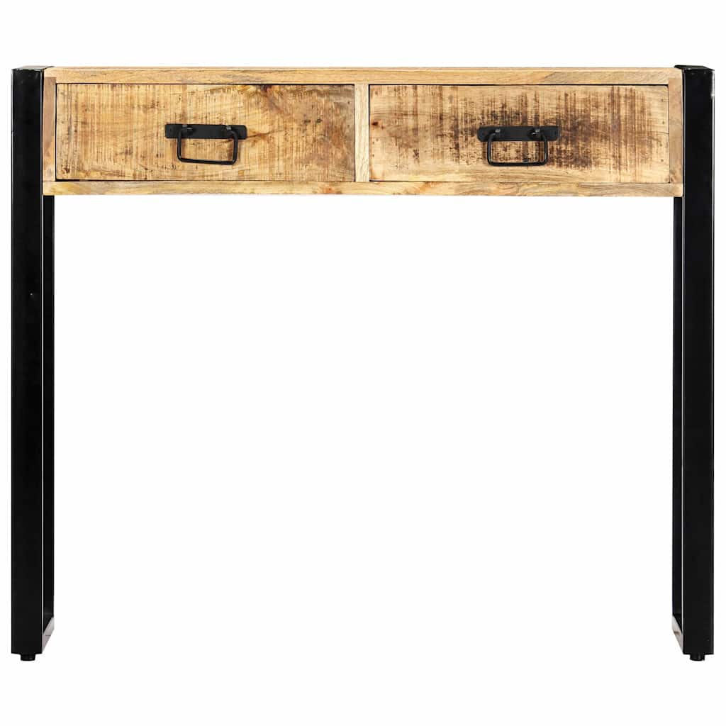 247920 vidaXL Console Table 90x30x75 cm Solid Mango Wood