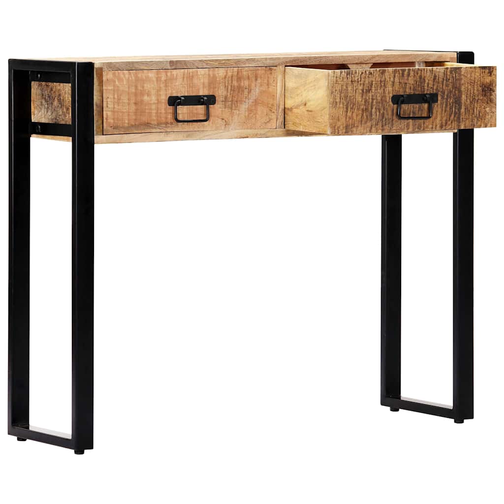 247920 vidaXL Console Table 90x30x75 cm Solid Mango Wood