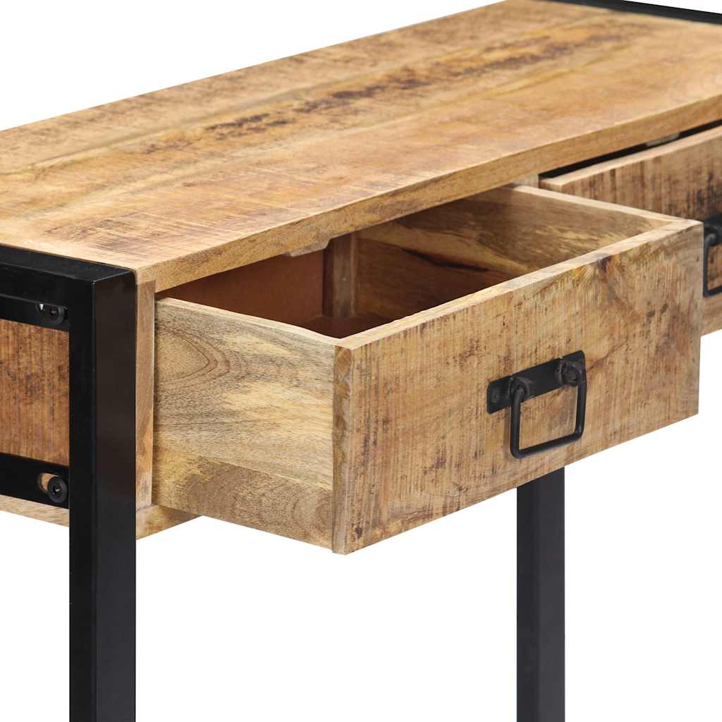 247920 vidaXL Console Table 90x30x75 cm Solid Mango Wood