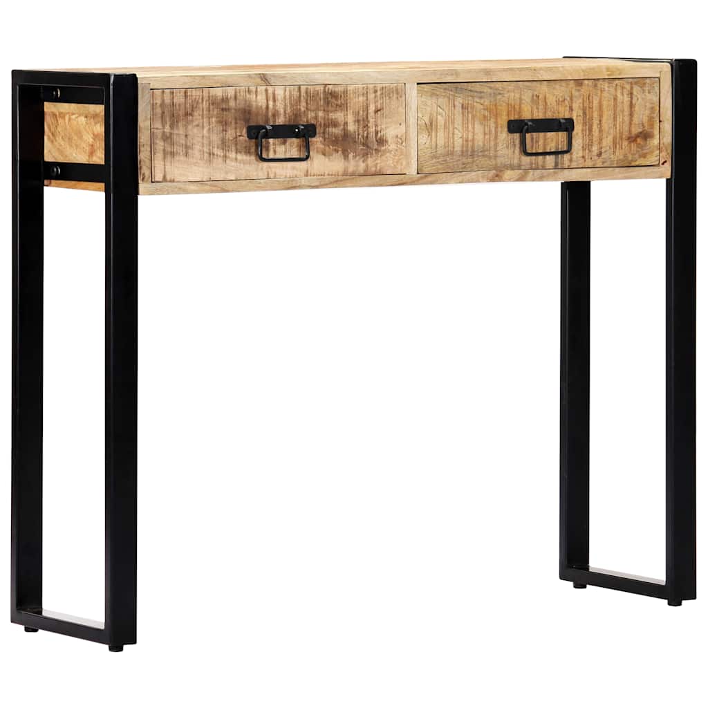 247920 vidaXL Console Table 90x30x75 cm Solid Mango Wood