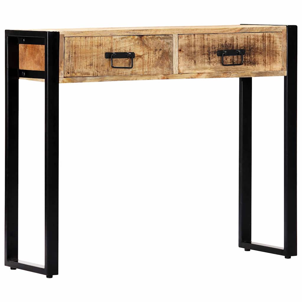 247920 vidaXL Console Table 90x30x75 cm Solid Mango Wood