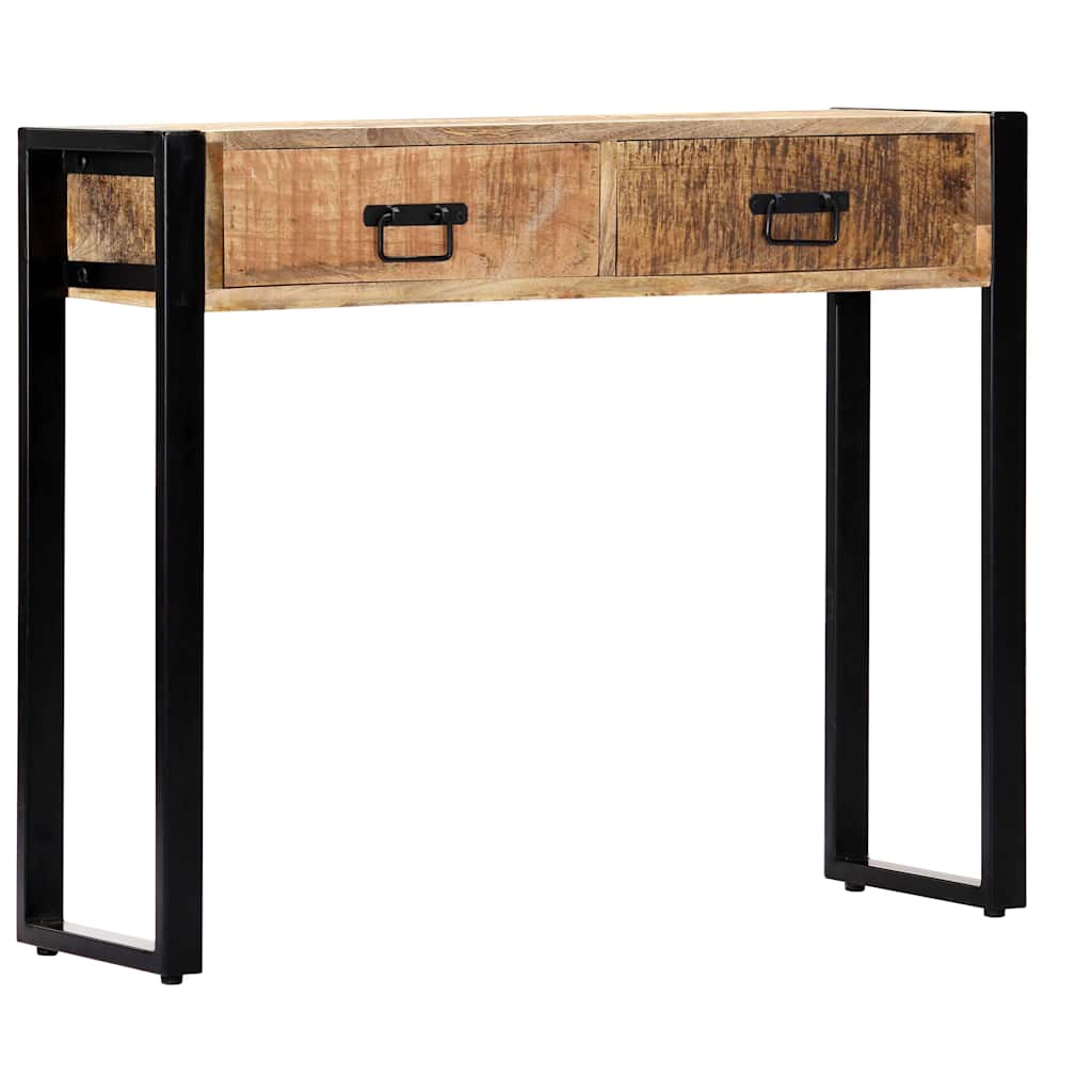 247920 vidaXL Console Table 90x30x75 cm Solid Mango Wood
