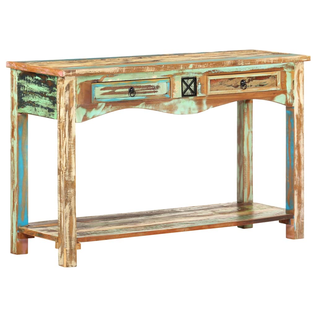 247925 vidaXL Console Table 120x40x75 cm Solid Reclaimed Wood