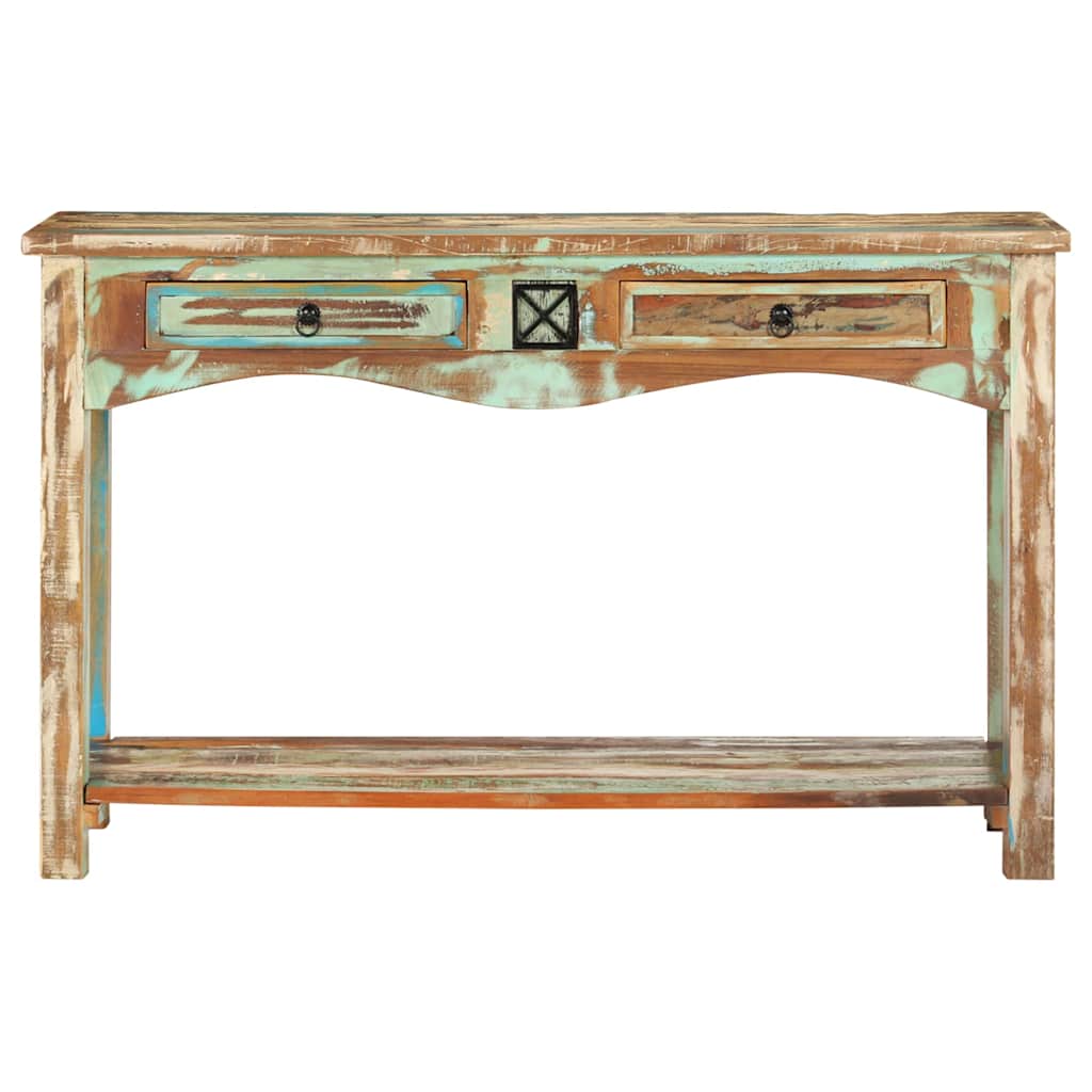 247925 vidaXL Console Table 120x40x75 cm Solid Reclaimed Wood