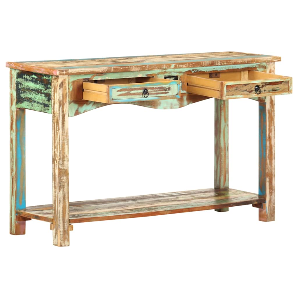 247925 vidaXL Console Table 120x40x75 cm Solid Reclaimed Wood