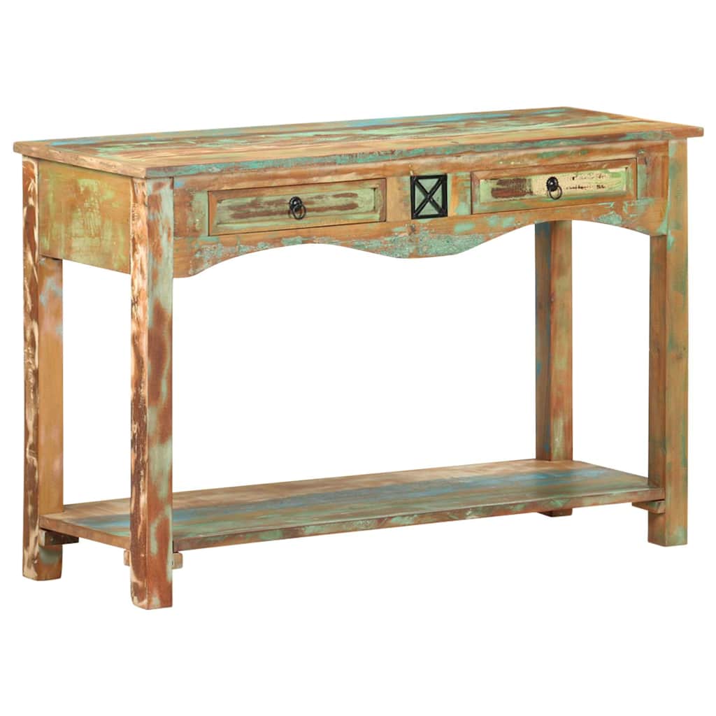 247925 vidaXL Console Table 120x40x75 cm Solid Reclaimed Wood