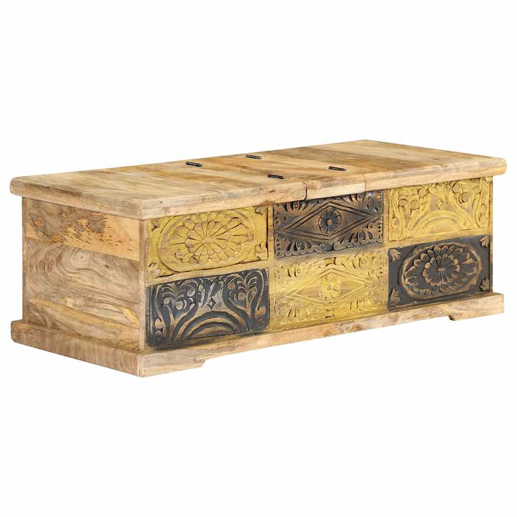 247881 vidaXL Coffee Table 100x50x35 cm Solid Mango Wood