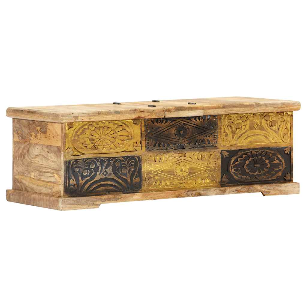 247881 vidaXL Coffee Table 100x50x35 cm Solid Mango Wood