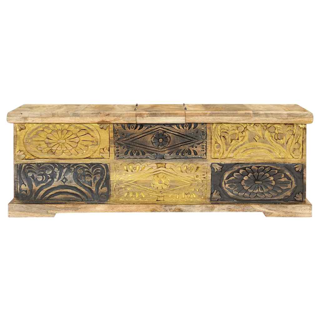 247881 vidaXL Coffee Table 100x50x35 cm Solid Mango Wood
