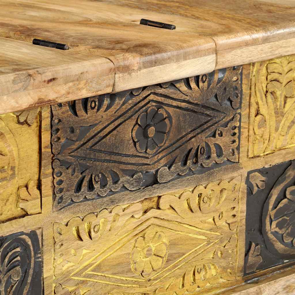 247881 vidaXL Coffee Table 100x50x35 cm Solid Mango Wood