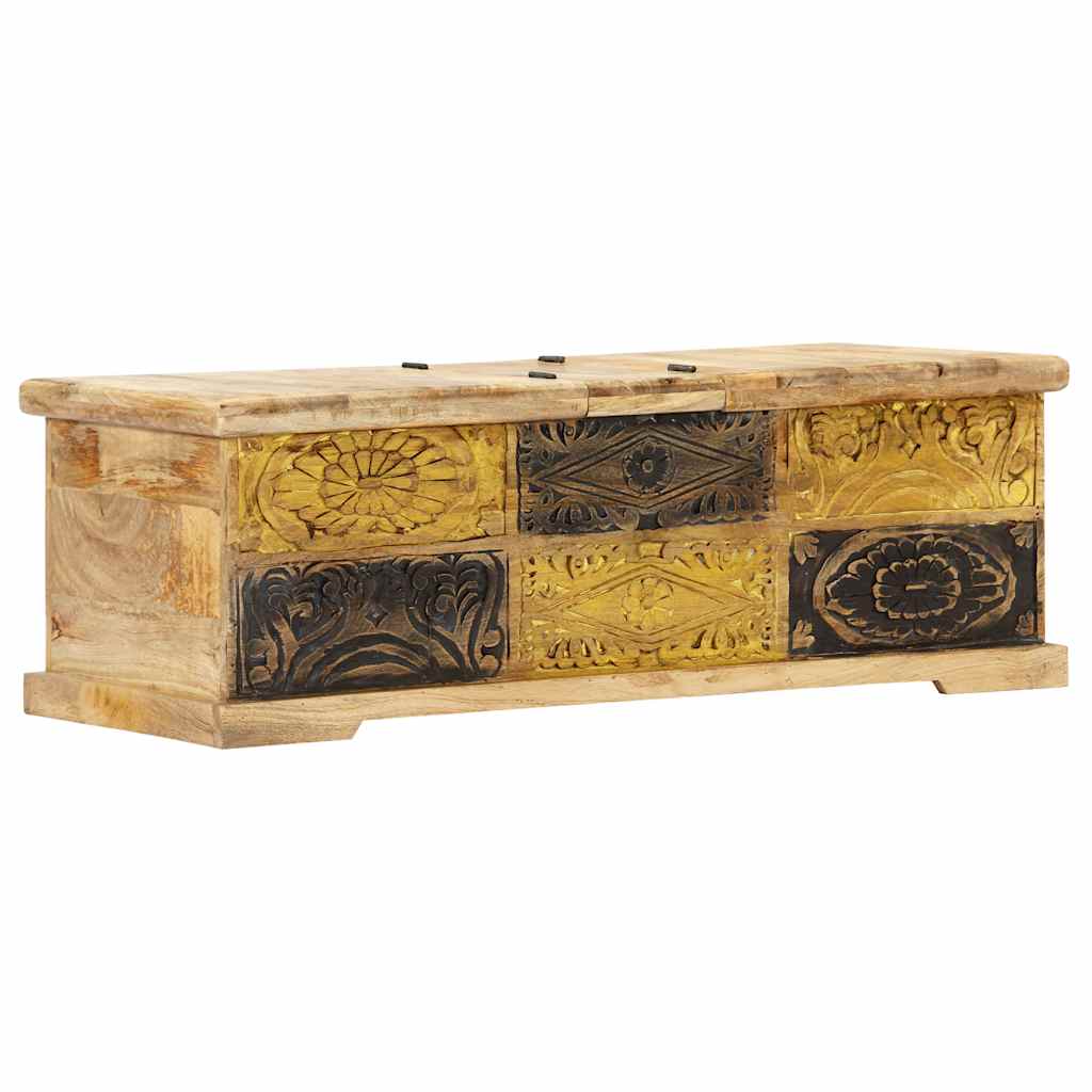 247881 vidaXL Coffee Table 100x50x35 cm Solid Mango Wood