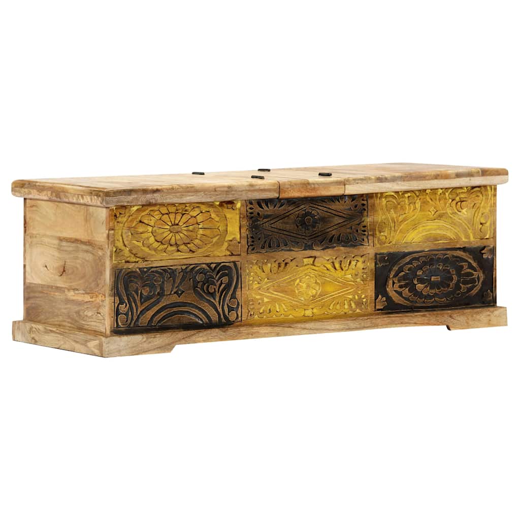 247881 vidaXL Coffee Table 100x50x35 cm Solid Mango Wood