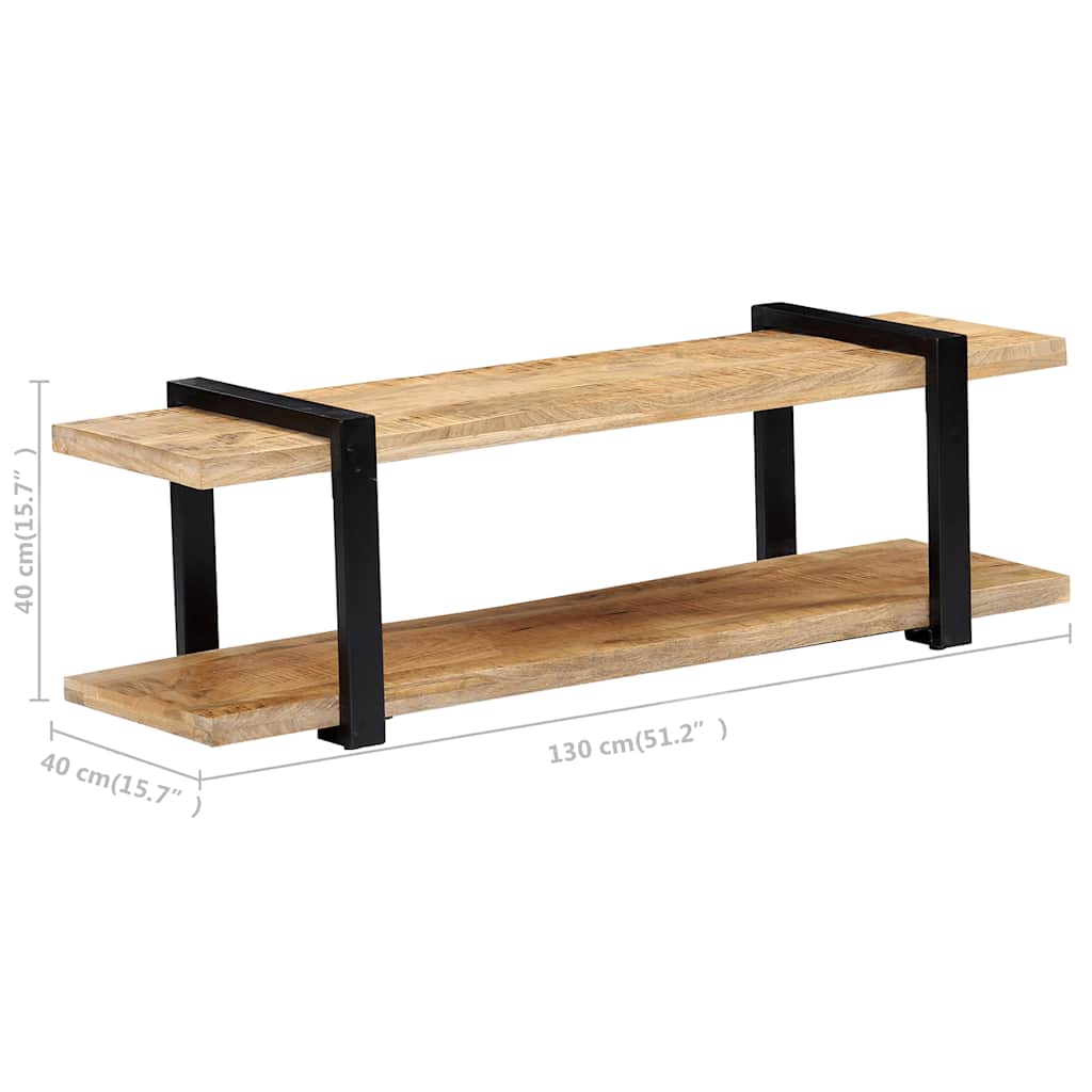 247883 vidaXL TV Cabinet 130x40x40 cm Solid Mango Wood
