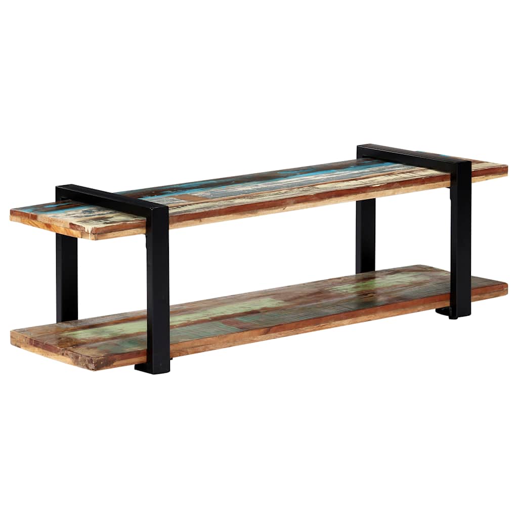 247884 vidaXL TV Cabinet 130x40x40 cm Solid Reclaimed Wood