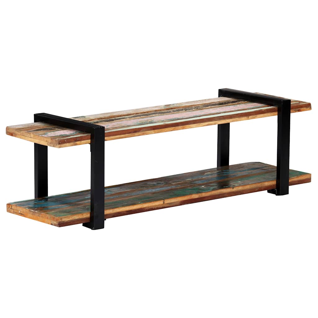 247884 vidaXL TV Cabinet 130x40x40 cm Solid Reclaimed Wood