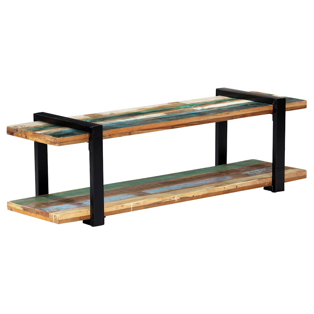 247884 vidaXL TV Cabinet 130x40x40 cm Solid Reclaimed Wood