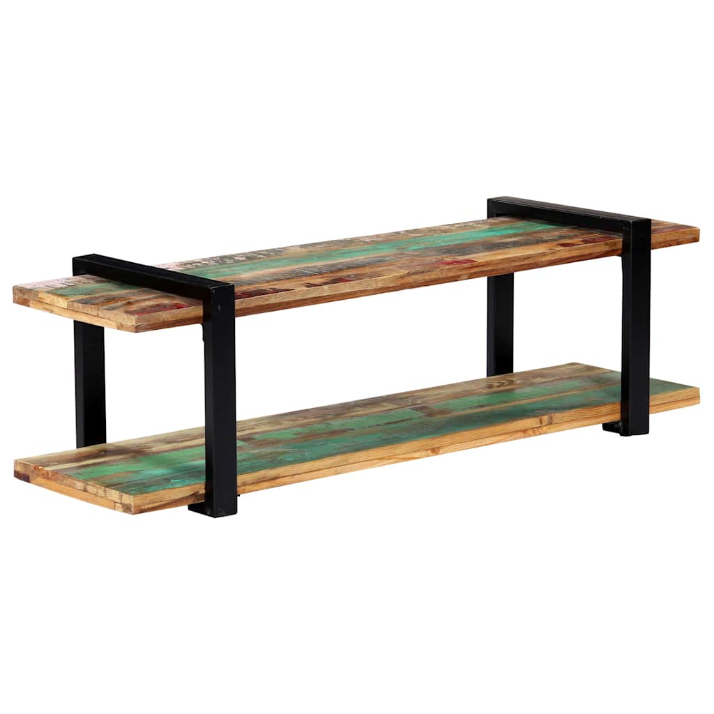 247884 vidaXL TV Cabinet 130x40x40 cm Solid Reclaimed Wood
