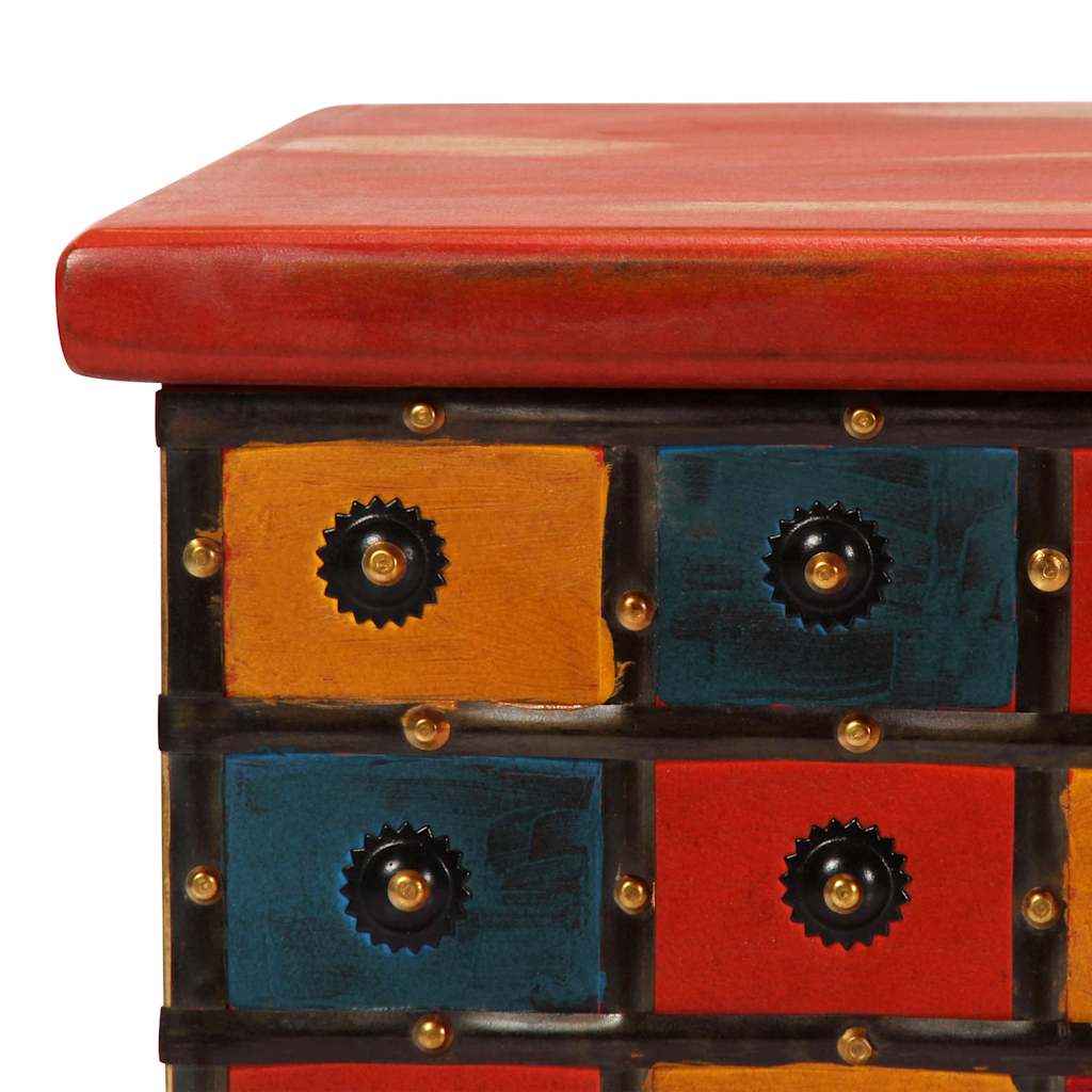 247669 vidaXL Storage Box Red 110x40x40 cm Solid Acacia Wood