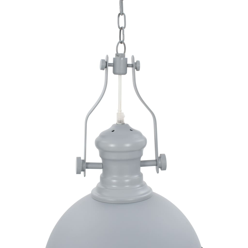 Ceiling Lamp Grey Round E27