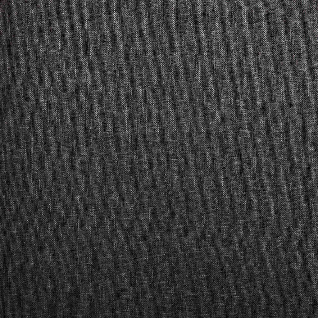 Dining Chairs 2 pcs Dark Gray Fabric