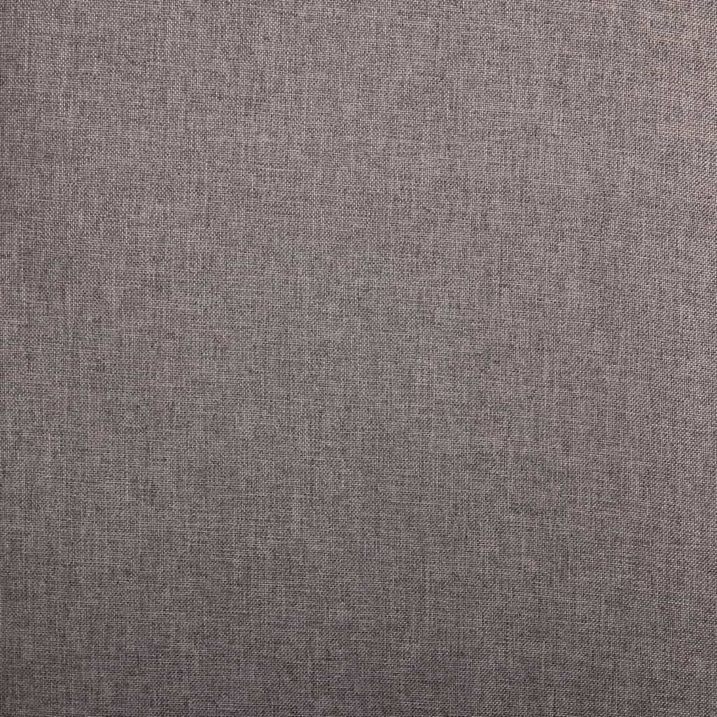 Dining Chairs 2 pcs Taupe Fabric