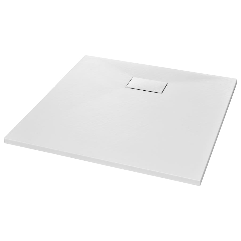 vidaXL Shower Base Tray SMC White 90x90 cm