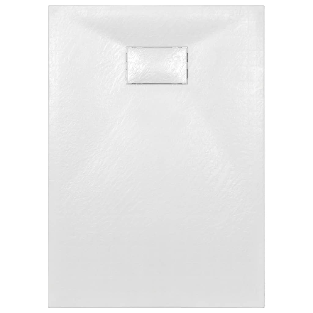 vidaXL Shower Base Tray SMC White 100x70 cm