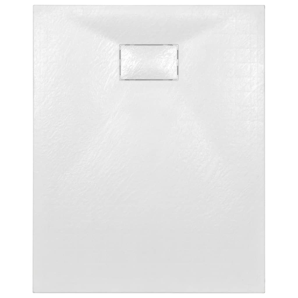 vidaXL Shower Base Tray SMC White 100x80 cm