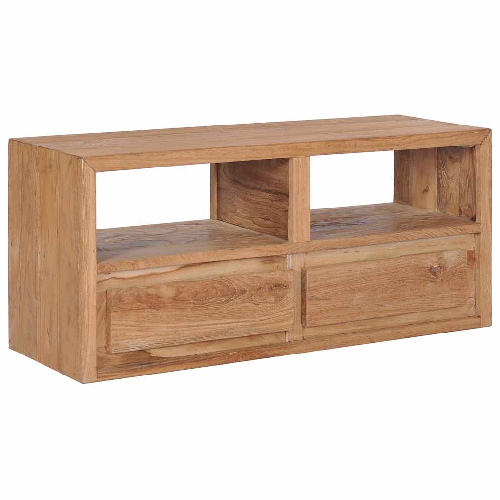 282848 vidaXL TV Cabinet 90x30x40 cm Solid Teak Wood