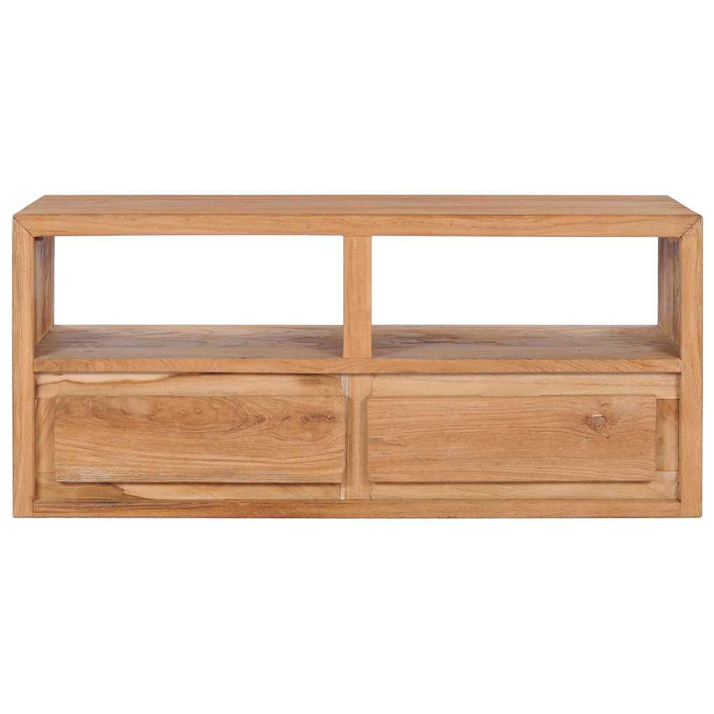 TV Cabinet | Natural Wood Colour | Solid Teak Wood | Medium
