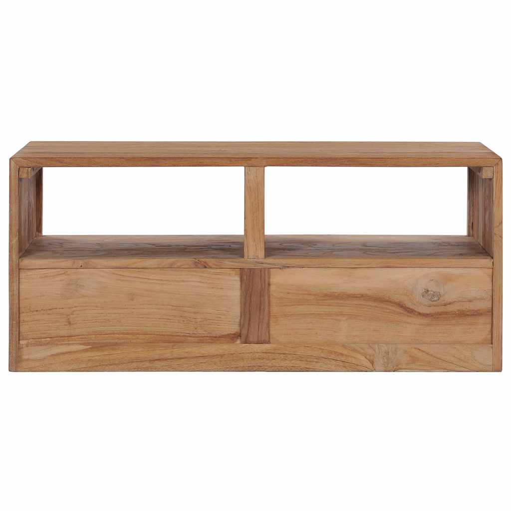 282848 vidaXL TV Cabinet 90x30x40 cm Solid Teak Wood