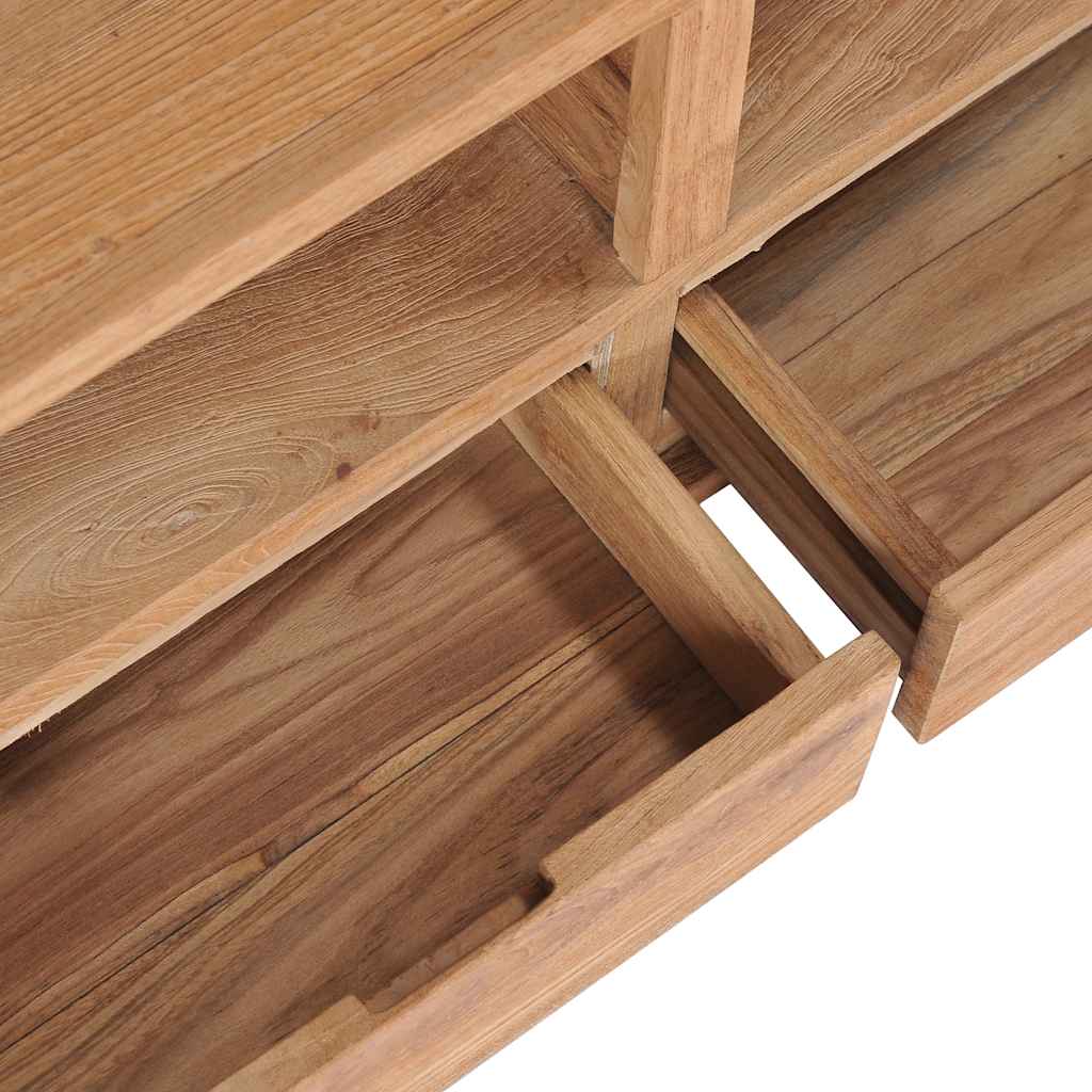TV Cabinet | Natural Wood Colour | Solid Teak Wood | Medium