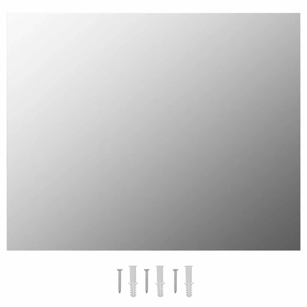 Frameless Mirror 100x60 cm Glass