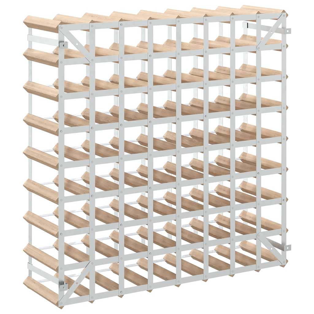 Wine Rack for 72 Bottles Solid Pinewood