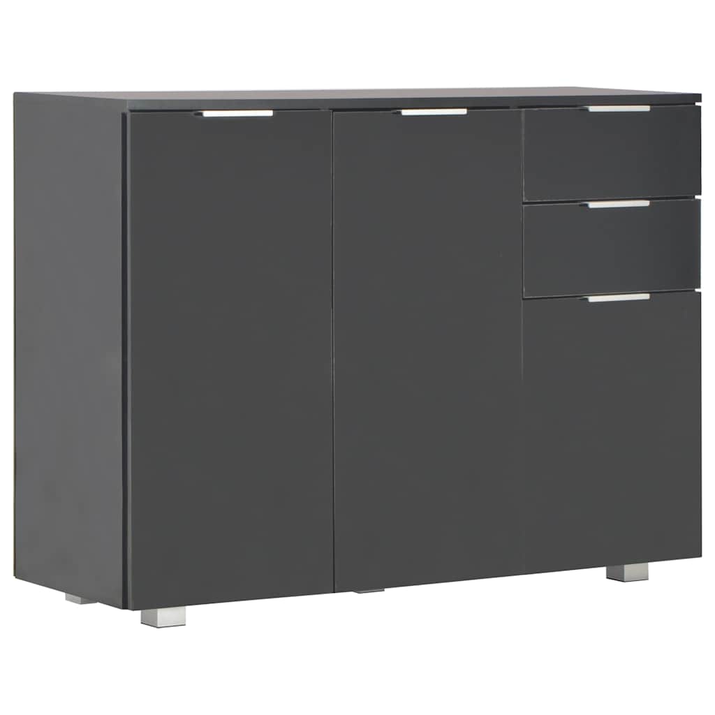 Sideboard | Black | Engineered wood | Medium | Sideboard | Rectangular