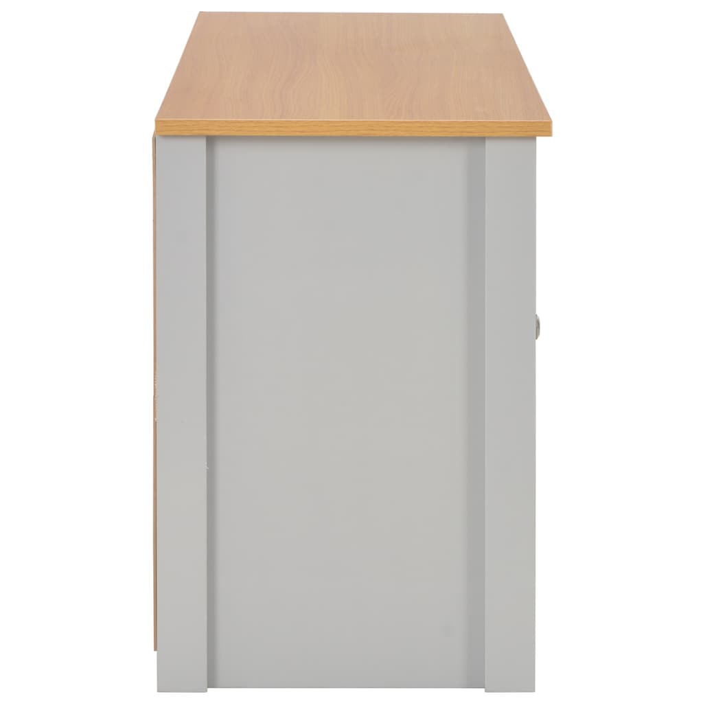 283740 vidaXL TV Cabinet Grey 120x39x58 cm