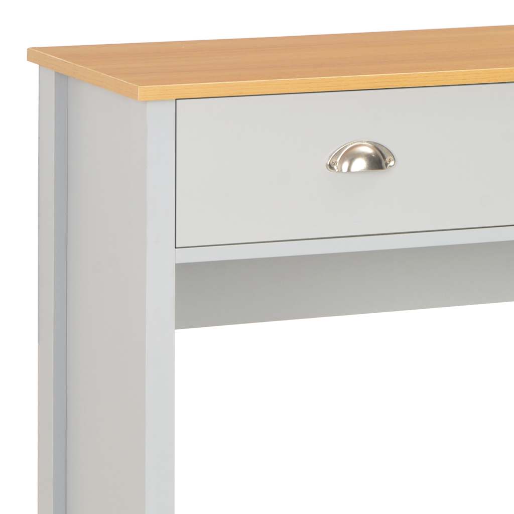 283741 vidaXL Console Table Grey 97x35x76 cm