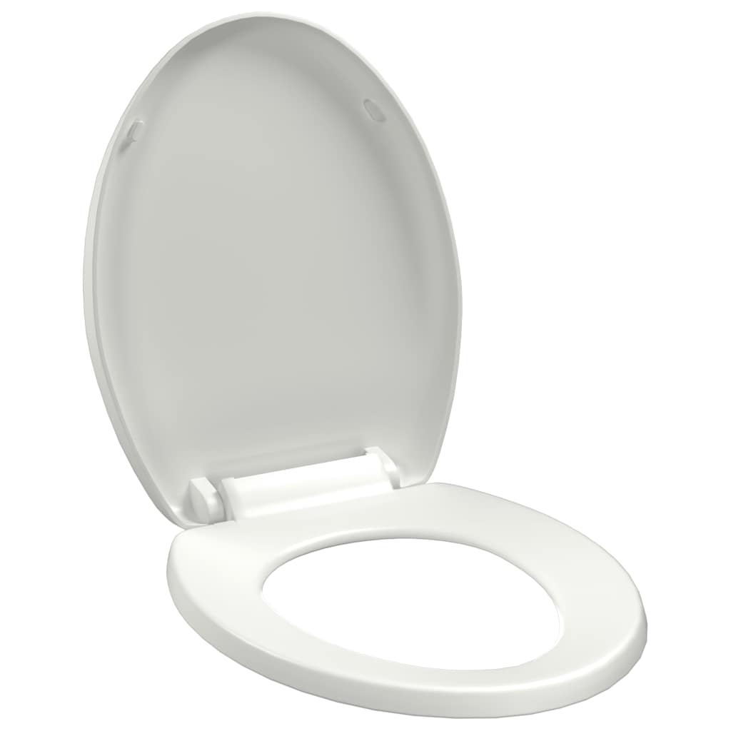 Soft-close Toilet Seat with Quick-release Design White