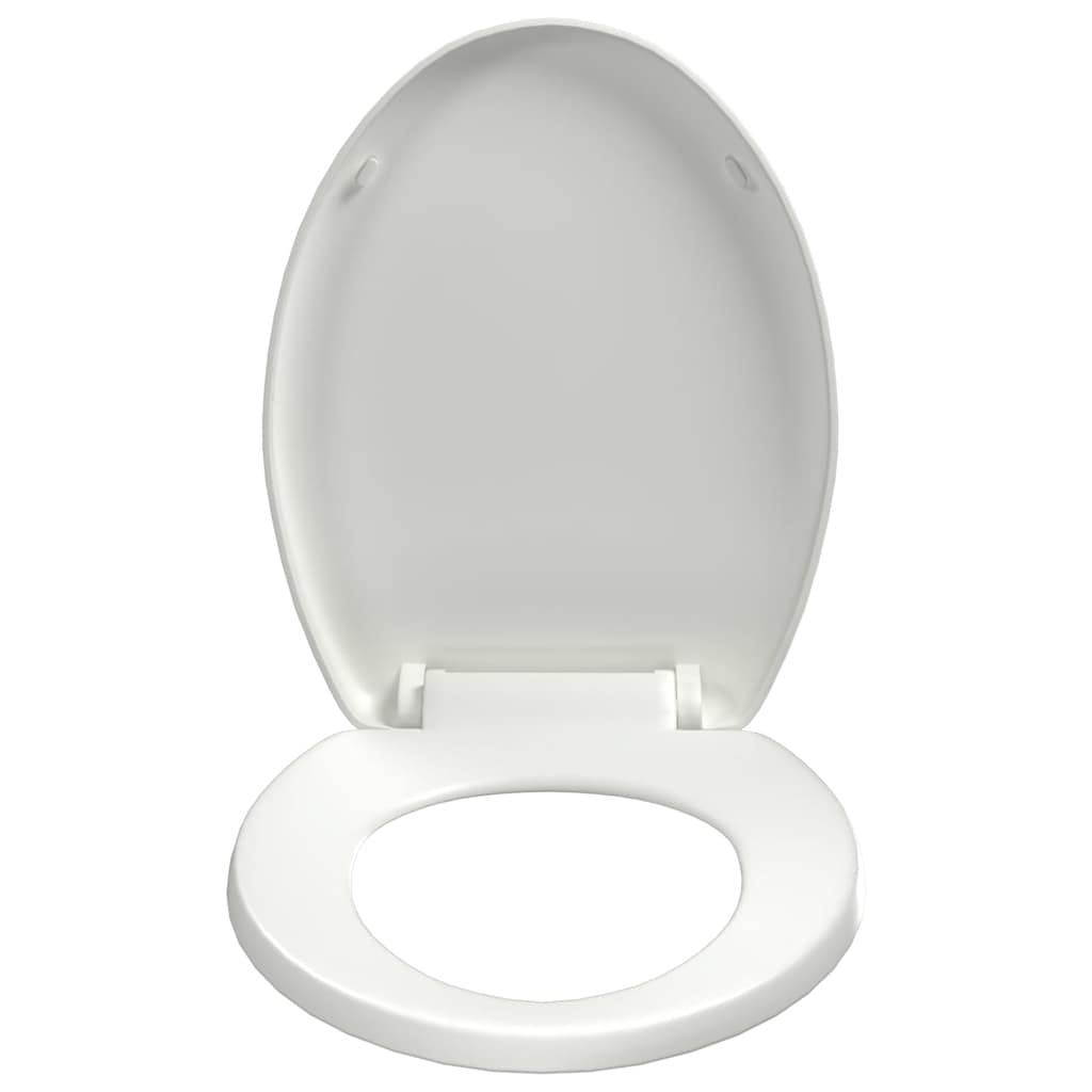 Soft-close Toilet Seat with Quick-release Design White