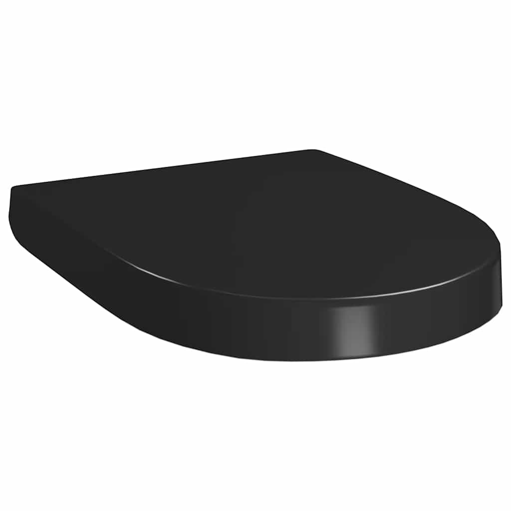 Soft-close Toilet Seat with Quick-release Design Black
